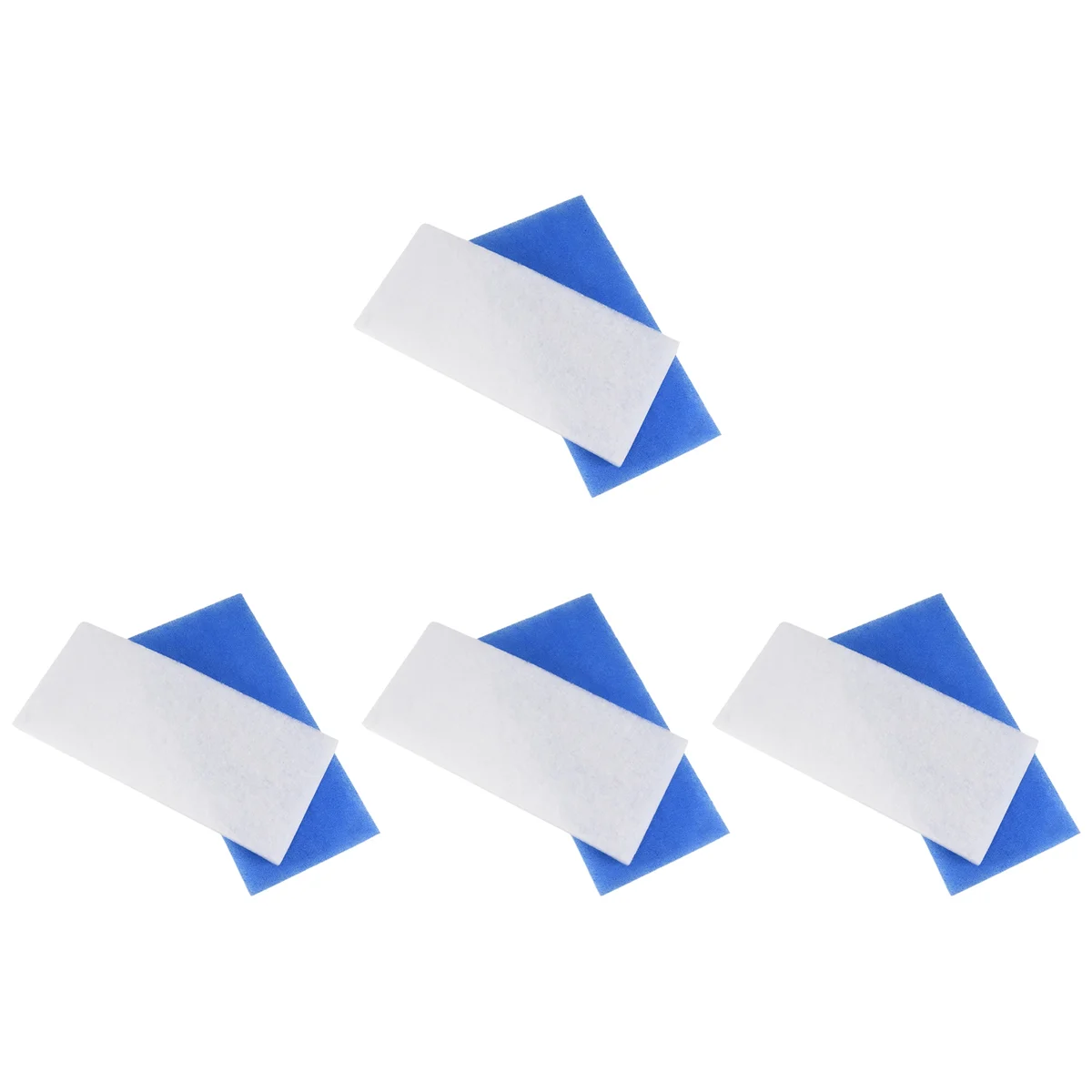 A39U Airbrush Hobby Airbrush Spray Booth Filter Set, Fiberglass Booth Replace Filter Compatible for Master, Paasche 4Pcs Blue