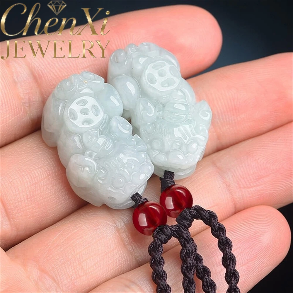 High-End Natural A-Grade Jadeite Money Pixiu Pendant Best Selling Fine Jewelry Festival Gift Amulets Popular Exquisite Fashion