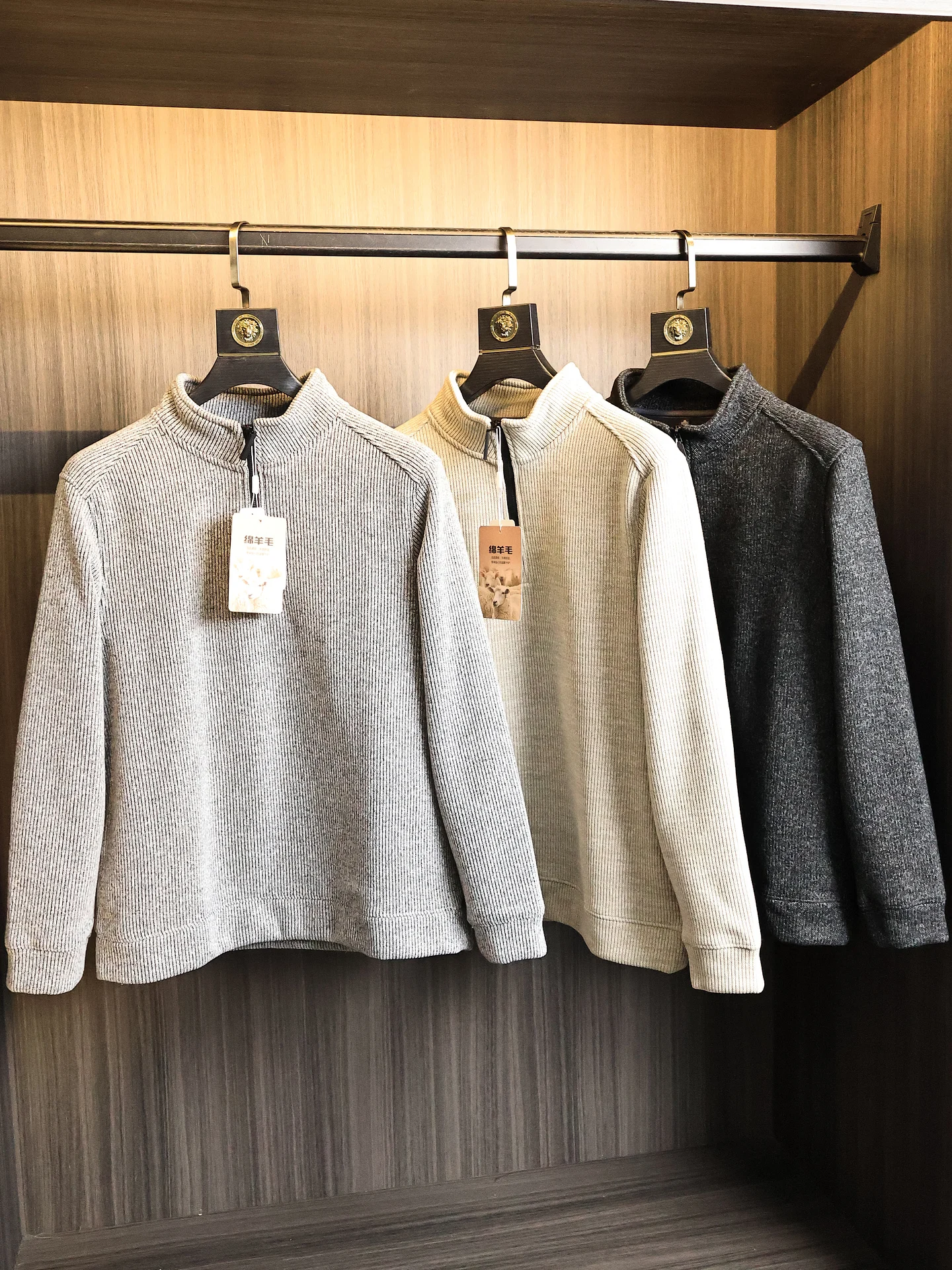 Thickened Warm Men's Fleece Lined Half Zip Long Sleeve Hoodie Autumn Winter Fashion City Style Soft Polyester Blend Regular Fit