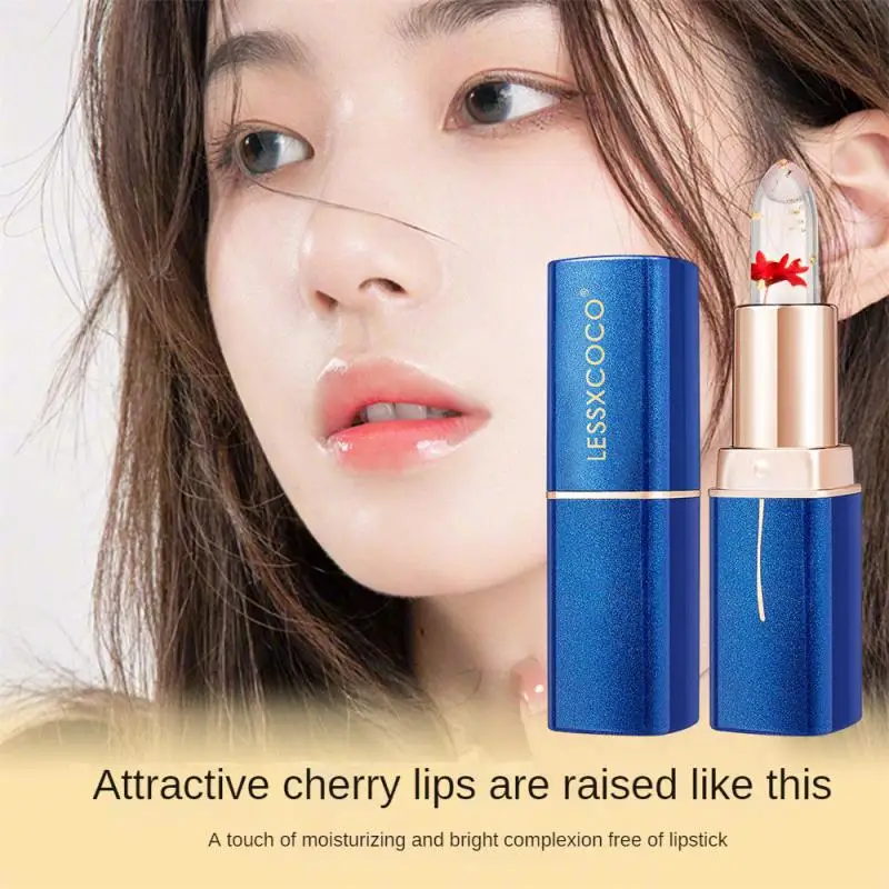 Blaue Rose Lippen glasur feuchtigkeit spendender Lip gloss exquisite farbige Lippen balsam Kosmetik Lippen pflege wasserdicht 3 Farben Kristall Lip gloss