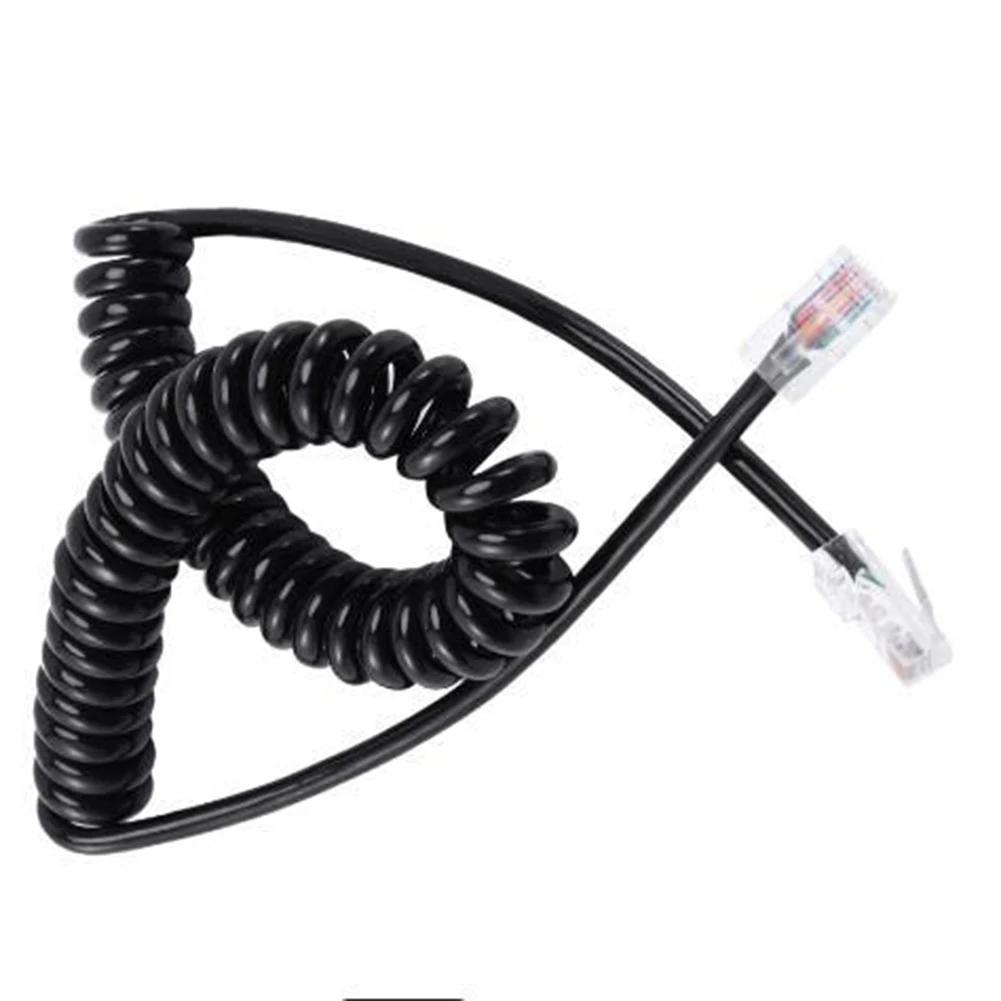 Intercom-Compatible 8-Pin Cable for Icom HM-133 HM-98 Microphones Ports Support IC 2725E IC 208H IC E208 IC E880 Models