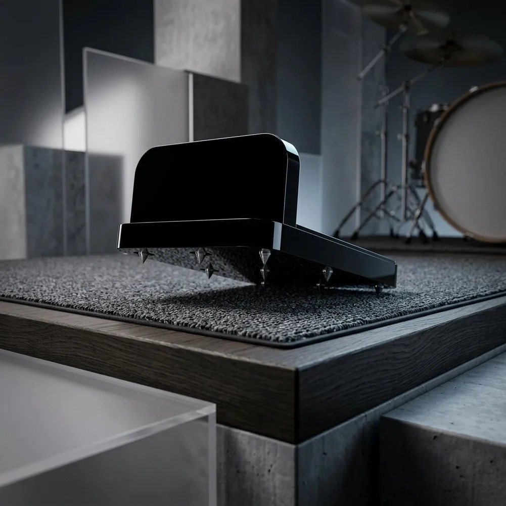 Drum Carpet Anchors Compatible with For Evans Bass Drum Models to Assist in Vibration Absorption and Setup Integrity