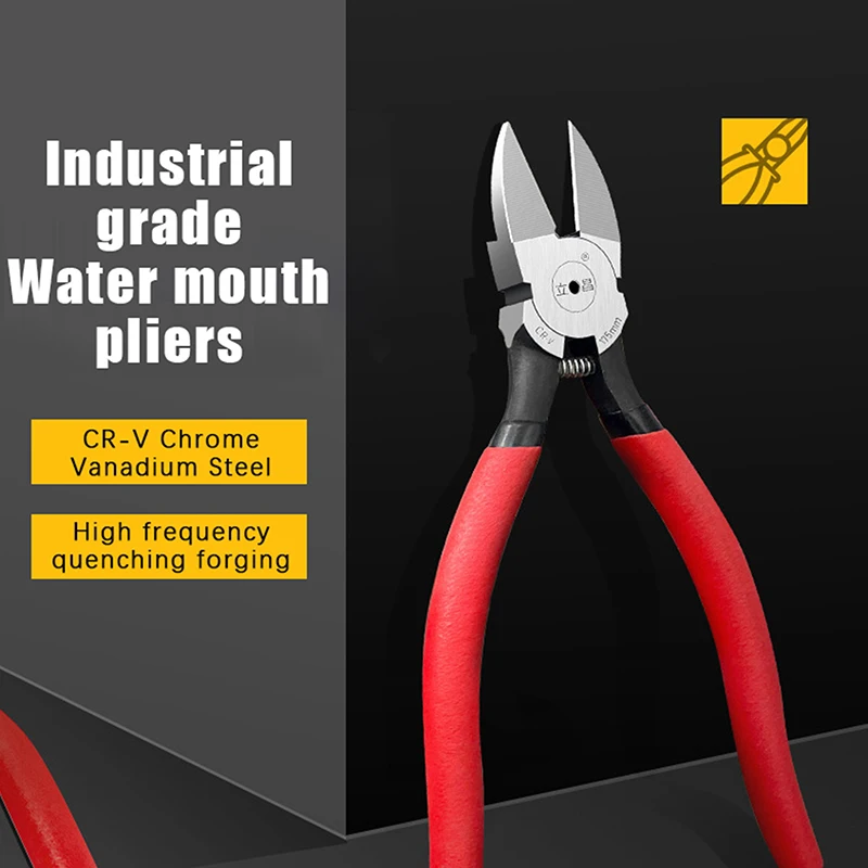 [MA]6-Inch And 5-Inch Industrial Grade Diagonal Pliers Electrician's Wire Cutters Small Side-Jaw Hand Wire Cutters[MA]