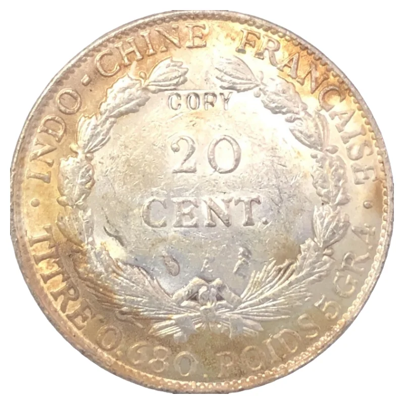 

1930-France-20-cents Silver Plated Copy Coin