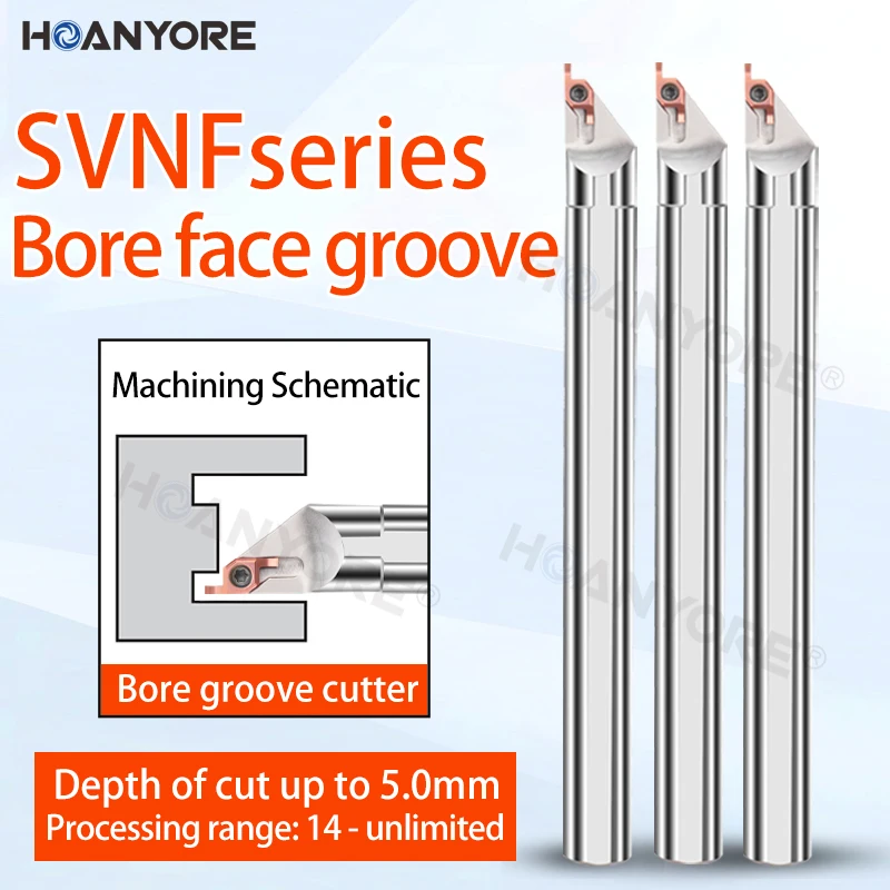 

Small Diameter Face Groove Cutter Bore Grooving Cutter Grain Vc1103 Cutter Cut-Off Knife High-Speed Steel Cutter Bar S10K-Svnfr