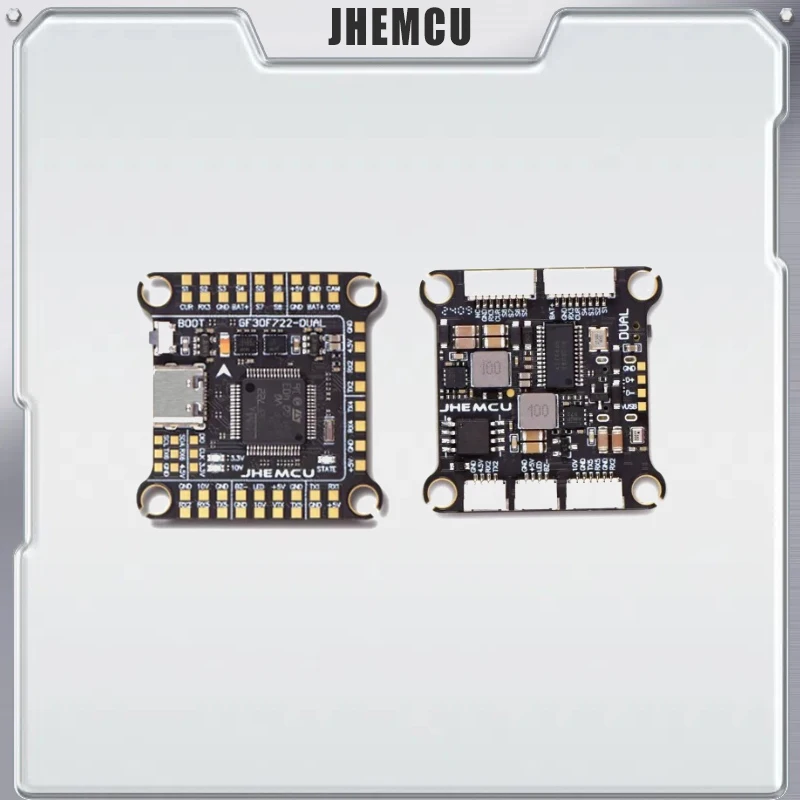 

JHEMCU GF30F722-Двойной контроллер полета F722 Двойной BEC Двойной гироскоп высокой четкости 3-6S Lipo для RC FPV Drone