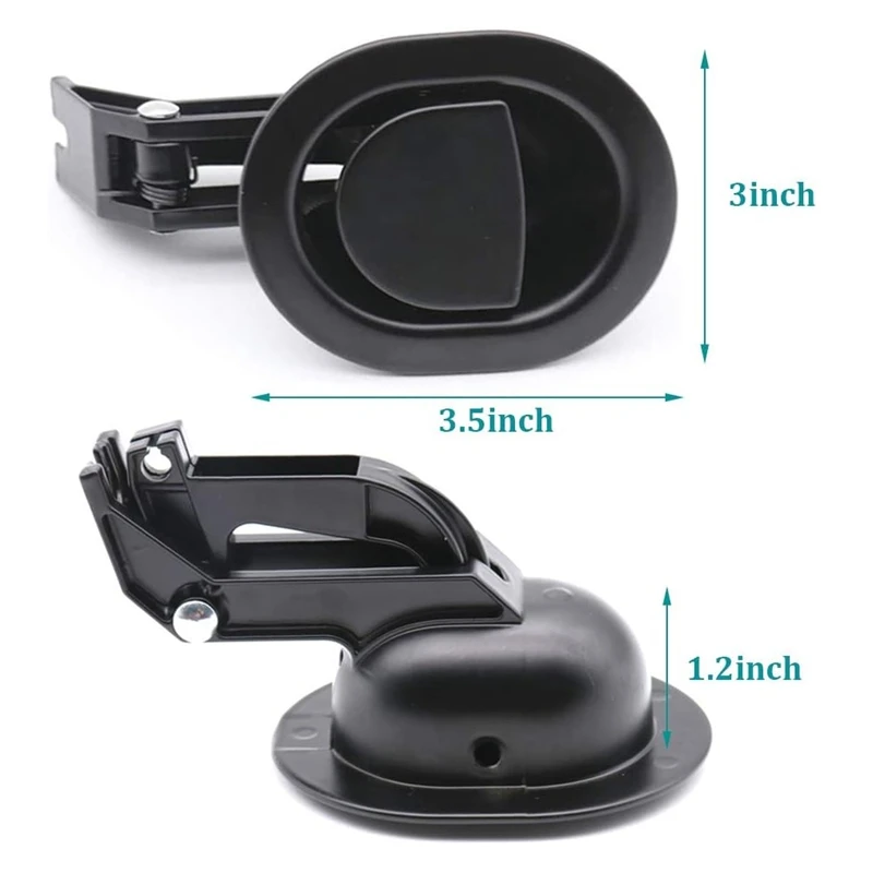Universal Heavy-Duty Metal Sofa Chair Recliner Release Pull Handle Parts Accessories For Recliner Handle Size 3X3.5Inch