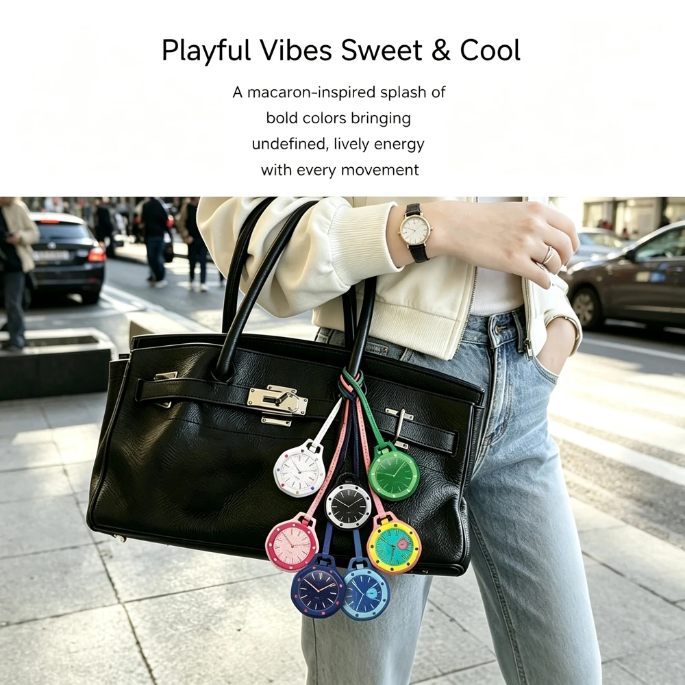 Vibrant Pocket Smart POP Watch With Laryard Wear It Your Way E-Badge Royal Pop Smartwatch Endless Ways to Wear view 3