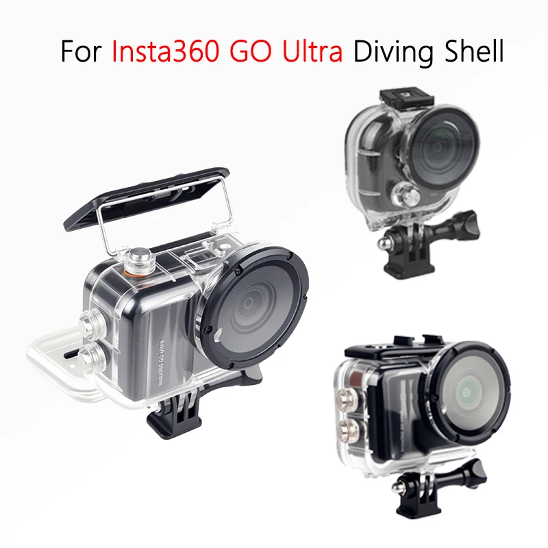 Boîtier étanche pour Insta 360 GO Ultra, protection de plongée à 50M, accessoires de couverture sous-marine pour caméra Insta360 GO Ultra