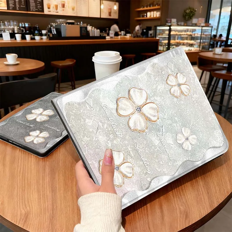

Luxury Fashion Butterfly For OPPO Pad 2 3 4 Neo Air SE X Pro 10.36 11 11.4 11.61 12.1 13.2 Inch 2025 Foldable Tablet Case