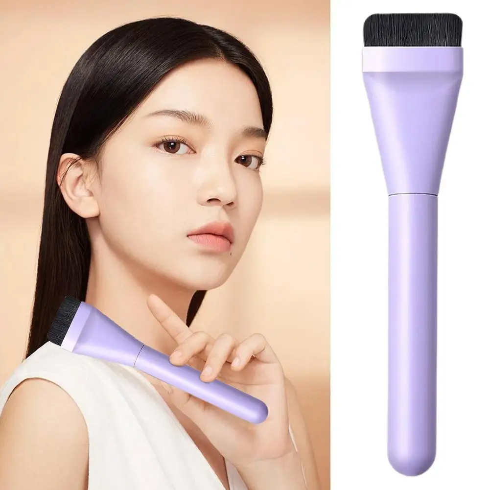 フラットトップファンデーションブラシ、リキッドファンデーション用メイクブラシ、ストリークフリーカブキフェイスメイクアップツール、仕上げ用ファンデーションブラシ