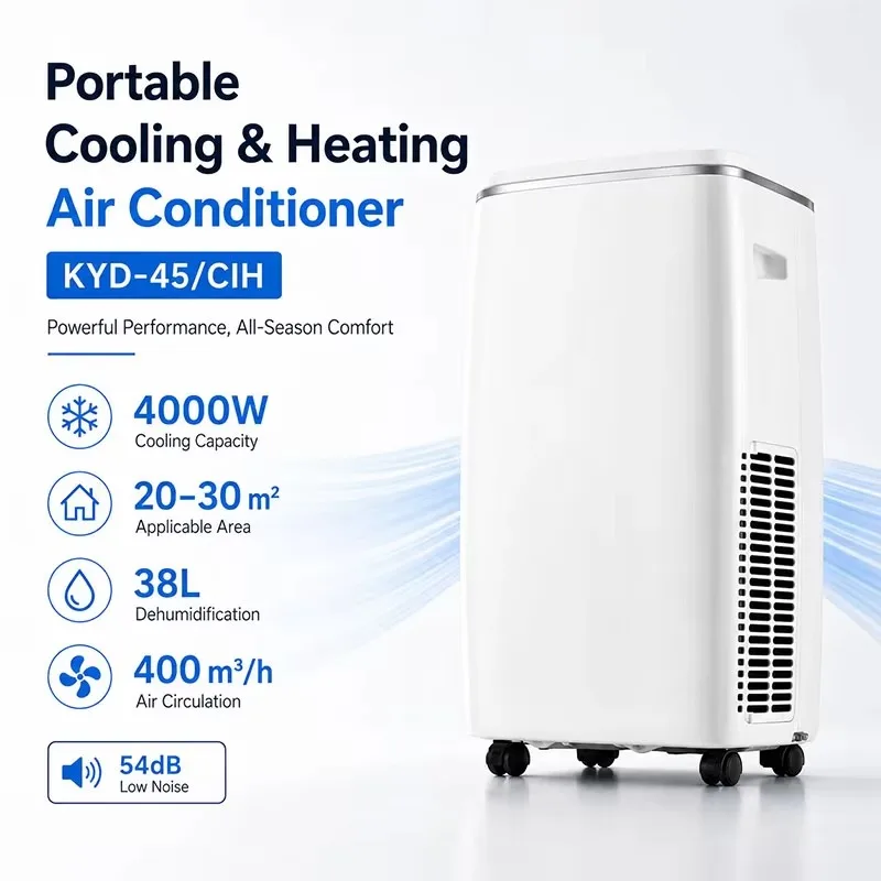Portable Electric Air Conditioner Plastic Mobile Cooling Unit for Home Car RV Outdoor Use with US & AU Plugs