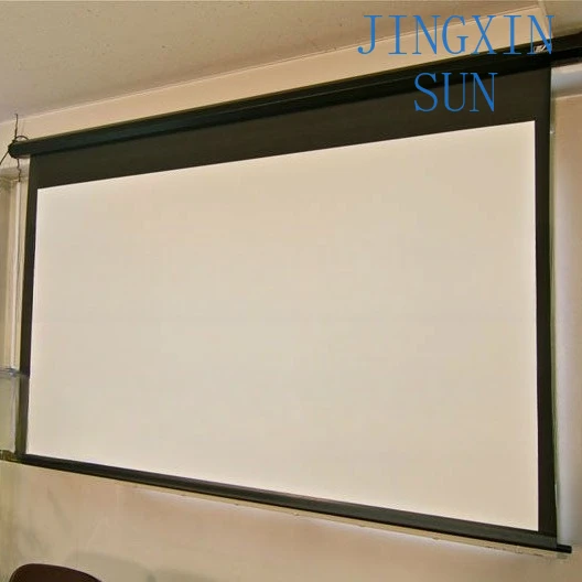 Portable 100inch & 300inch Projector Screen White Soft Material Front and Rear Projection Screen Made of Durable Plastic