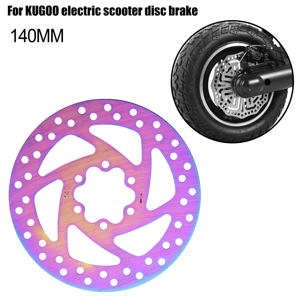 120/140/145mm Brake Disc Hot Sale Silver Colorful 6-hole Mounting Standard For Ninebot F20 F30 F40 For E-scooter