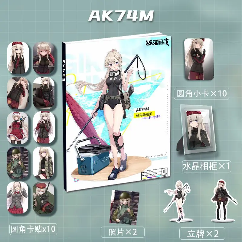 Dolls' Frontline ak74m Art Collection Book Illustrations Album Book Characters Card Badge