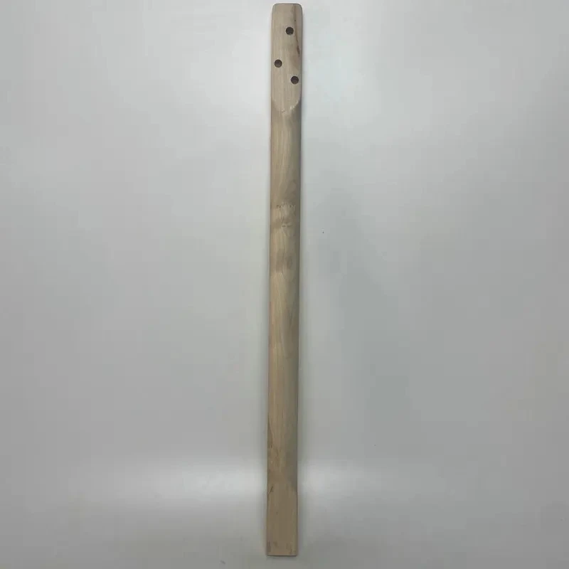 YN690 Unfinished 3 String Guitar Neck Maple Solid Natural Color No Frets No Paints for DIY Replace