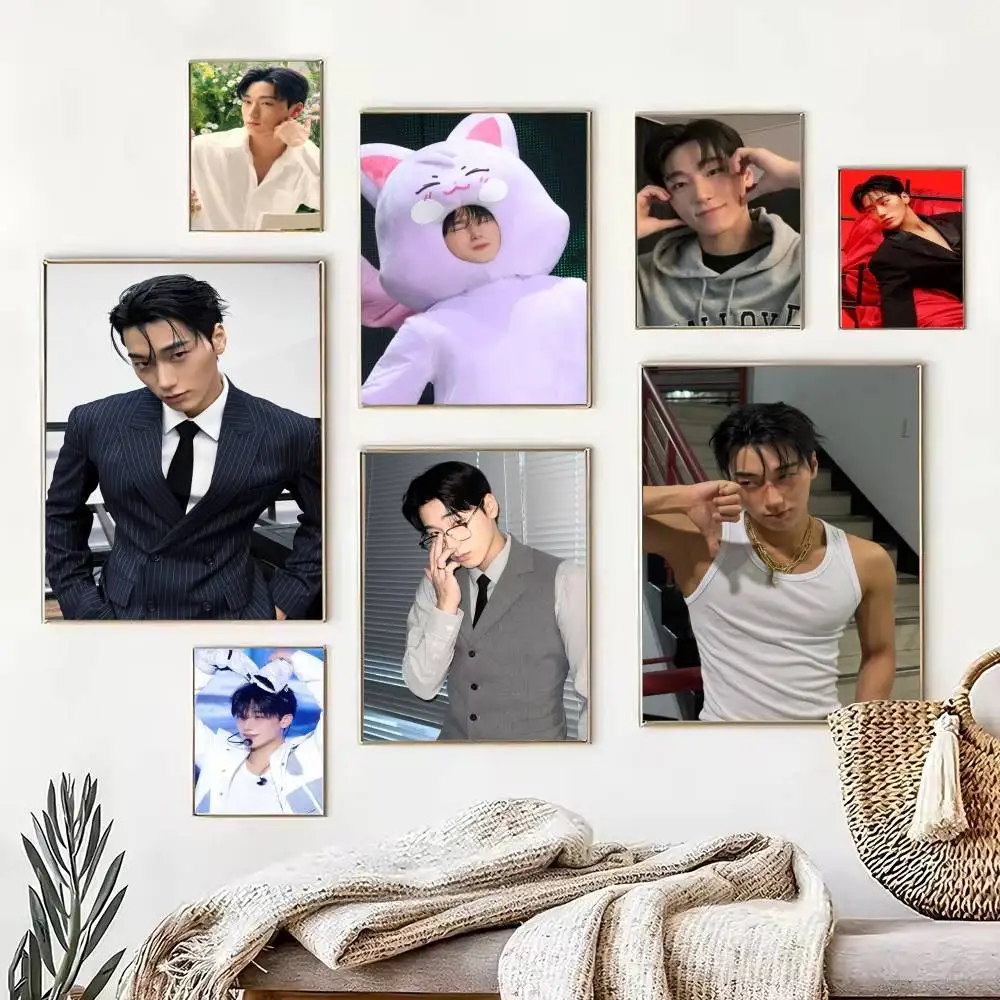 C-Choi S-San Angel Voice  Poster High Quality Dorm Living Room Aesthetic Wall Decoration Painting Stickers Gift