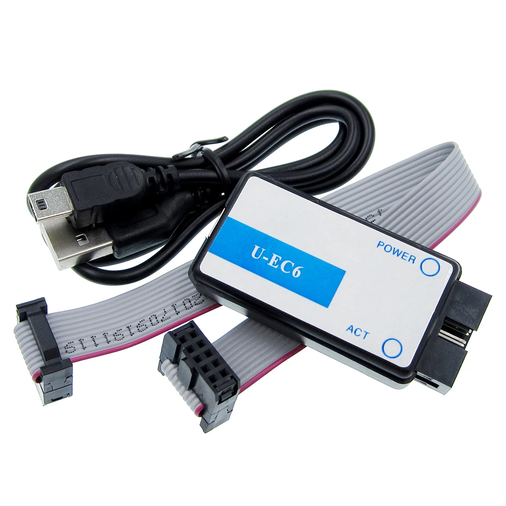new C8051F MCU emulator downloader U-EC6 EC6 Enterprise Edition to send firmware fix