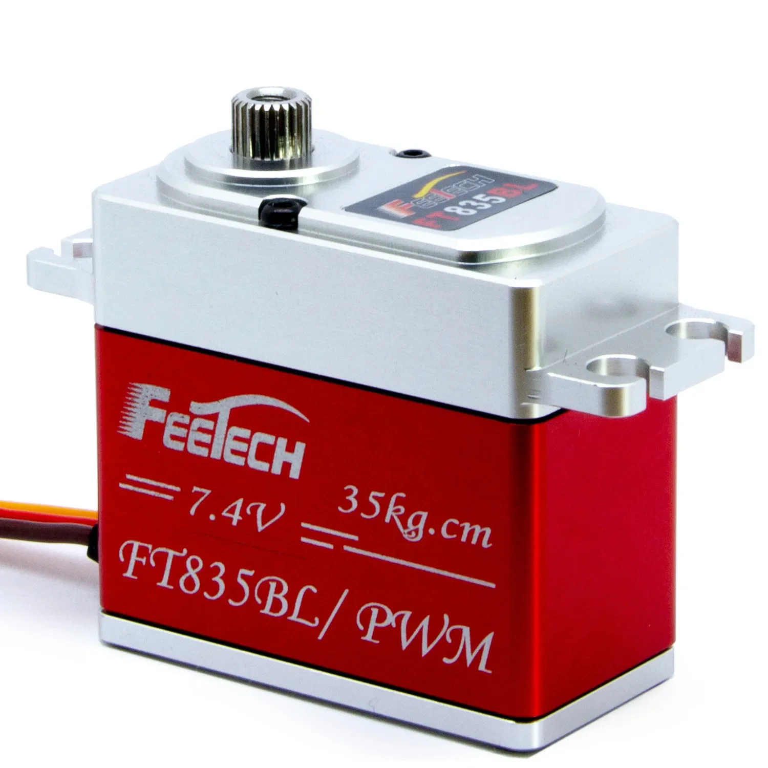 

High Torque High Voltage RC servo Standard Size Brushless 7.4V 35KG Servo forDrone Agriculture FPV