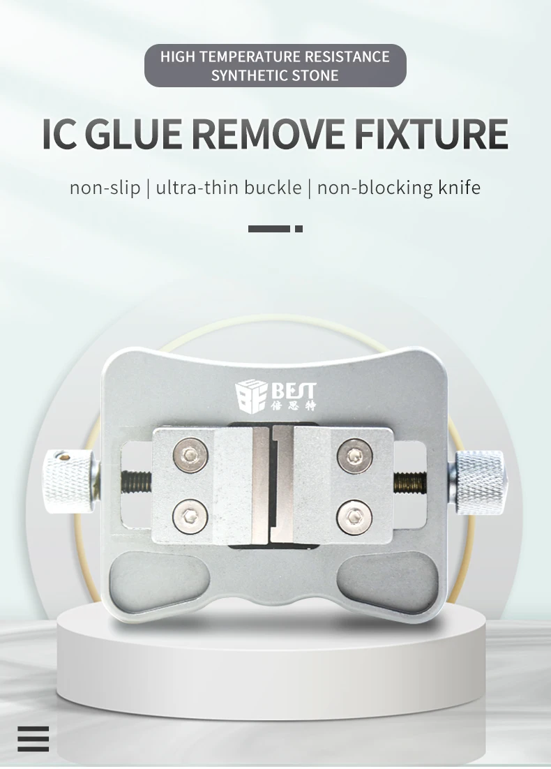 Nuovo morsetto per supporto CPU IC per saldatura della scheda madre BST-001R per strumento di riparazione iPhone dispositivo universale per la rimozione della colla IC.