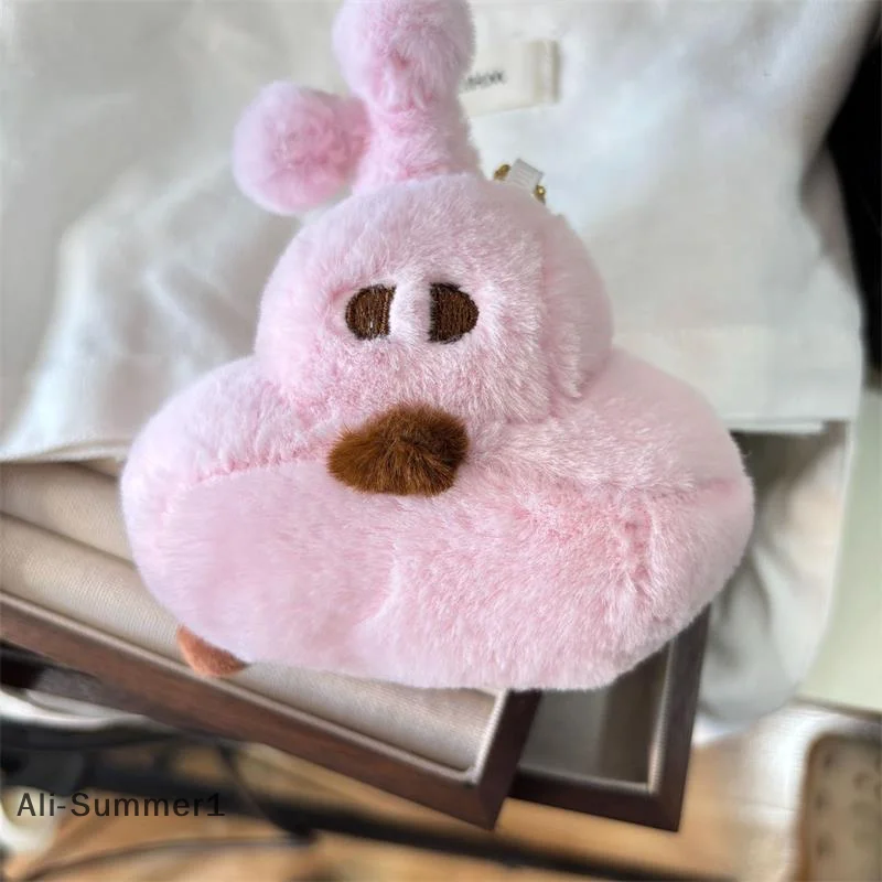 1/2 قطعة الكرتون لطيف مضحك الوردي الغواصة السفن أفخم دمية دمية محشوة حقيبة سلسلة مفاتيح قلادة الإبداعية على ظهره شنق هدية مزخرفة