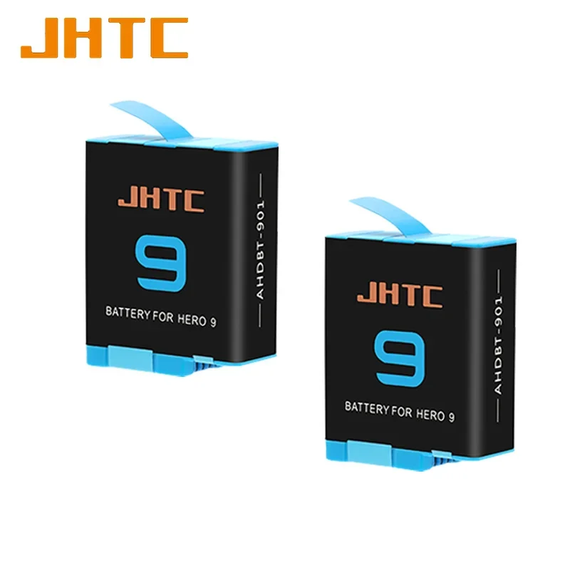 

JHTC Battery for Gopro Hero 9/10 Camera Batteries Charger For Gopro Hero 9 Black Batteria 1800mAh Camera Accessories