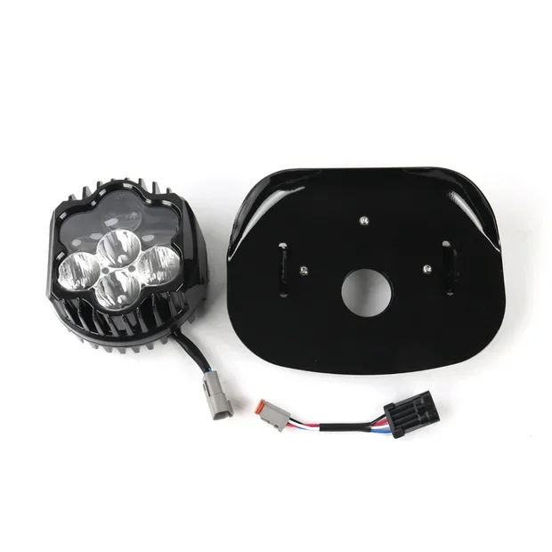

Motorcycle Accessories Black Performance LED Headlight with Bracket Plug&Paly Lamp for Harley Touring Street Glide 2023.5-2026