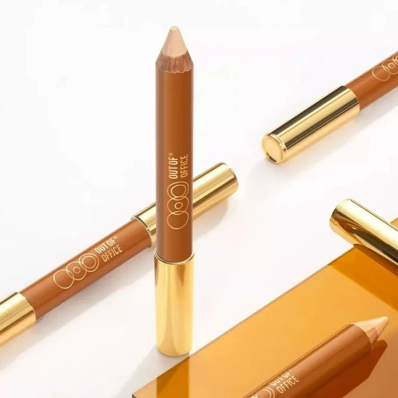 ปากกาไฮไลท์และเฉดดิ้งสองหัว OUT OF OFFICE ปากกาคอนทัวร์ 3 มิติ ช่วยเพิ่มความสว่างให้จมูก ปกปิดจุดด่างดำ ติดทนนาน สำหรับแต่งหน้า