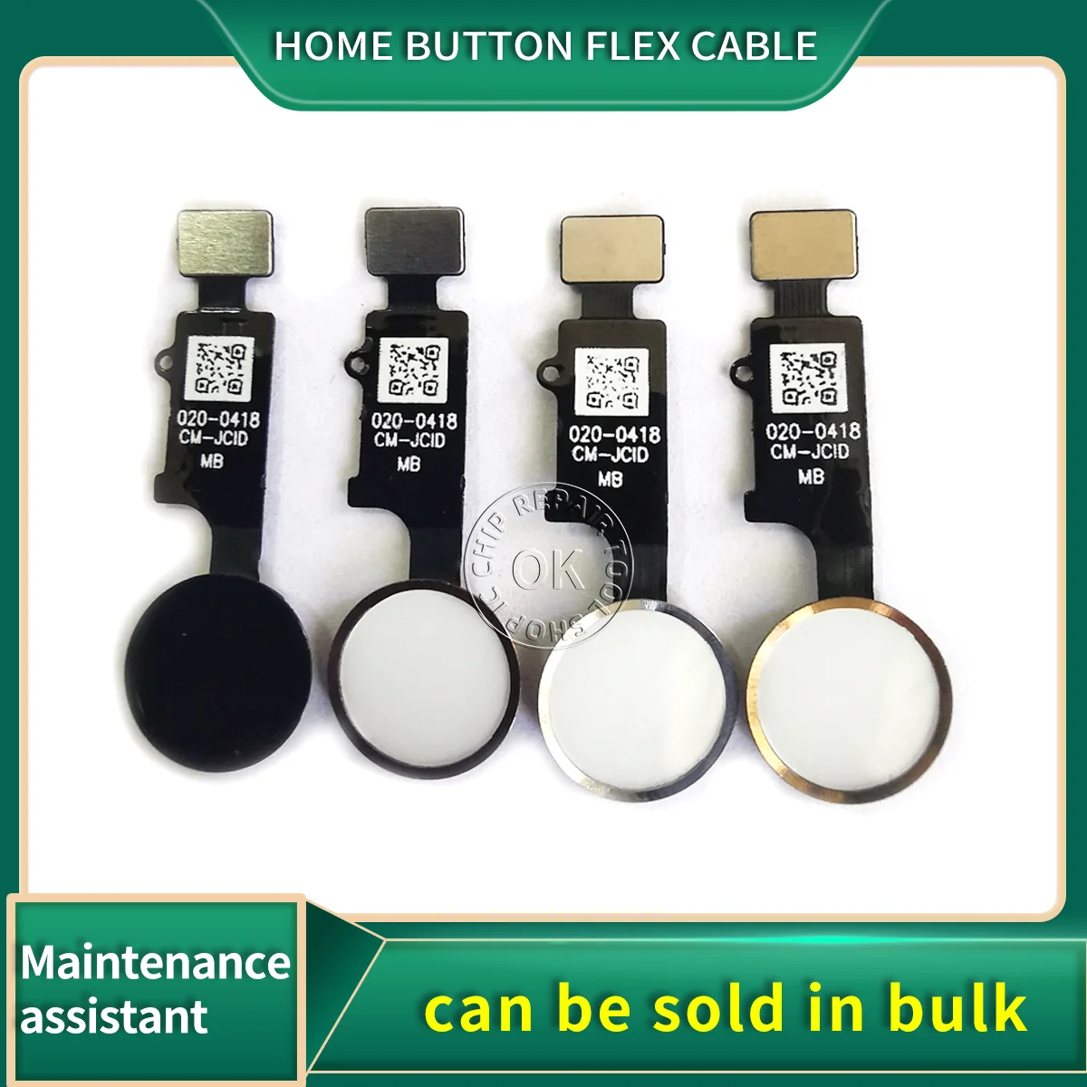 Home Button Flex Cable For iPhone 7 8 Plus Return Back Button Key Back No Touch ID Fingerprint Function Replacement