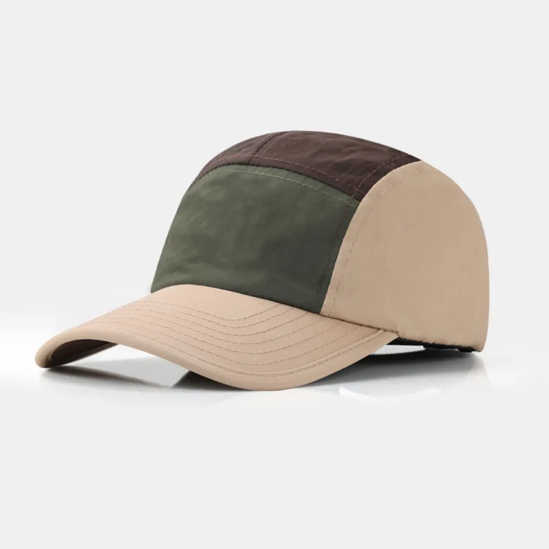Customized Printed Logo Quick Drying Baseball Caps Men's And Women's Outdoor Color Blocked Sunshade Waterproof Duck Tongue Hats view 6