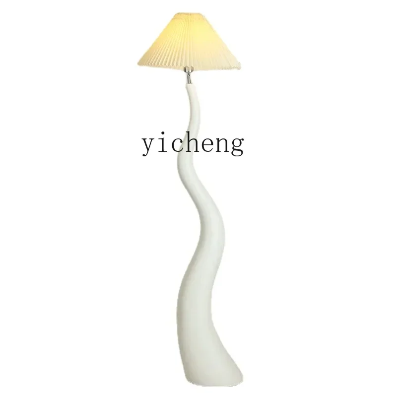 v9.4- Nordic Cream Mushroom Floor Lamp Modern Minimalist Living Room Sofa Lamp