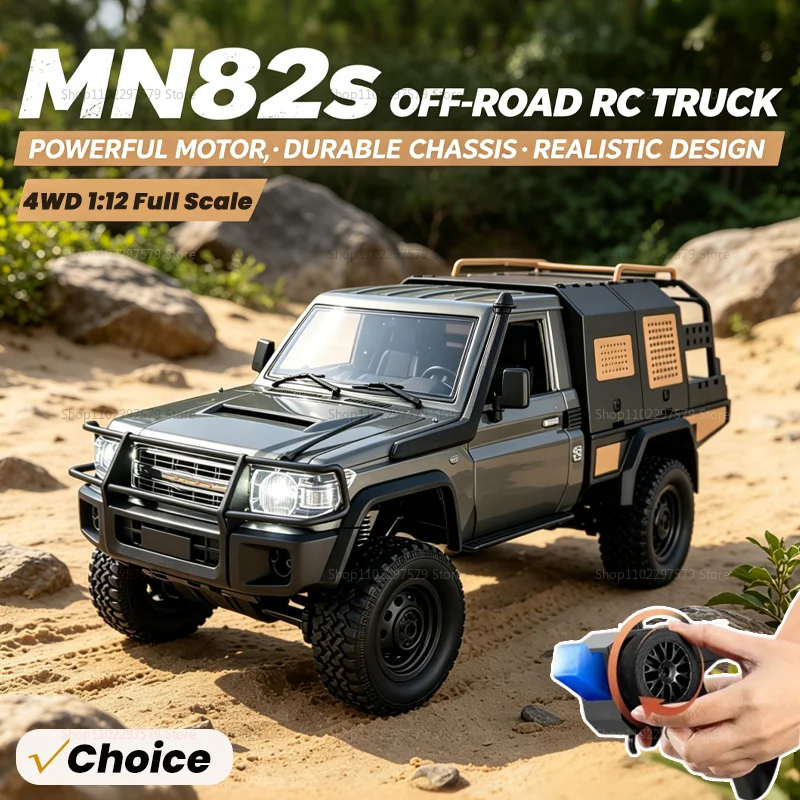 Rc Hobby Land - 1:12 MN82S, pick-up tout-terrain 4x4 radiocommandé,