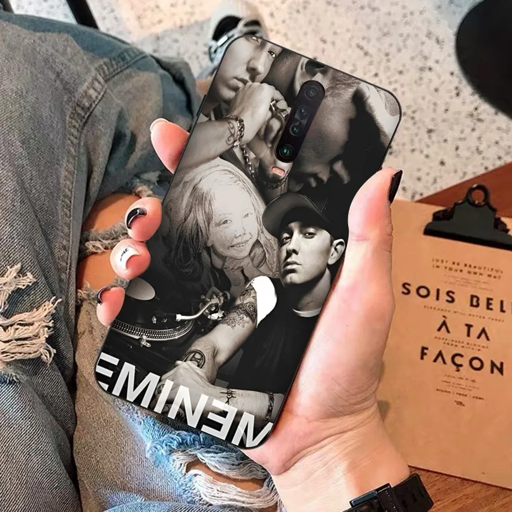 Rapper Eminem America Phone Case For Redmi 5 6 7 8 9 10 Plus Pro 6 7 8 9 A GO K20 K30 K40 Pro Plus F3 Fundas