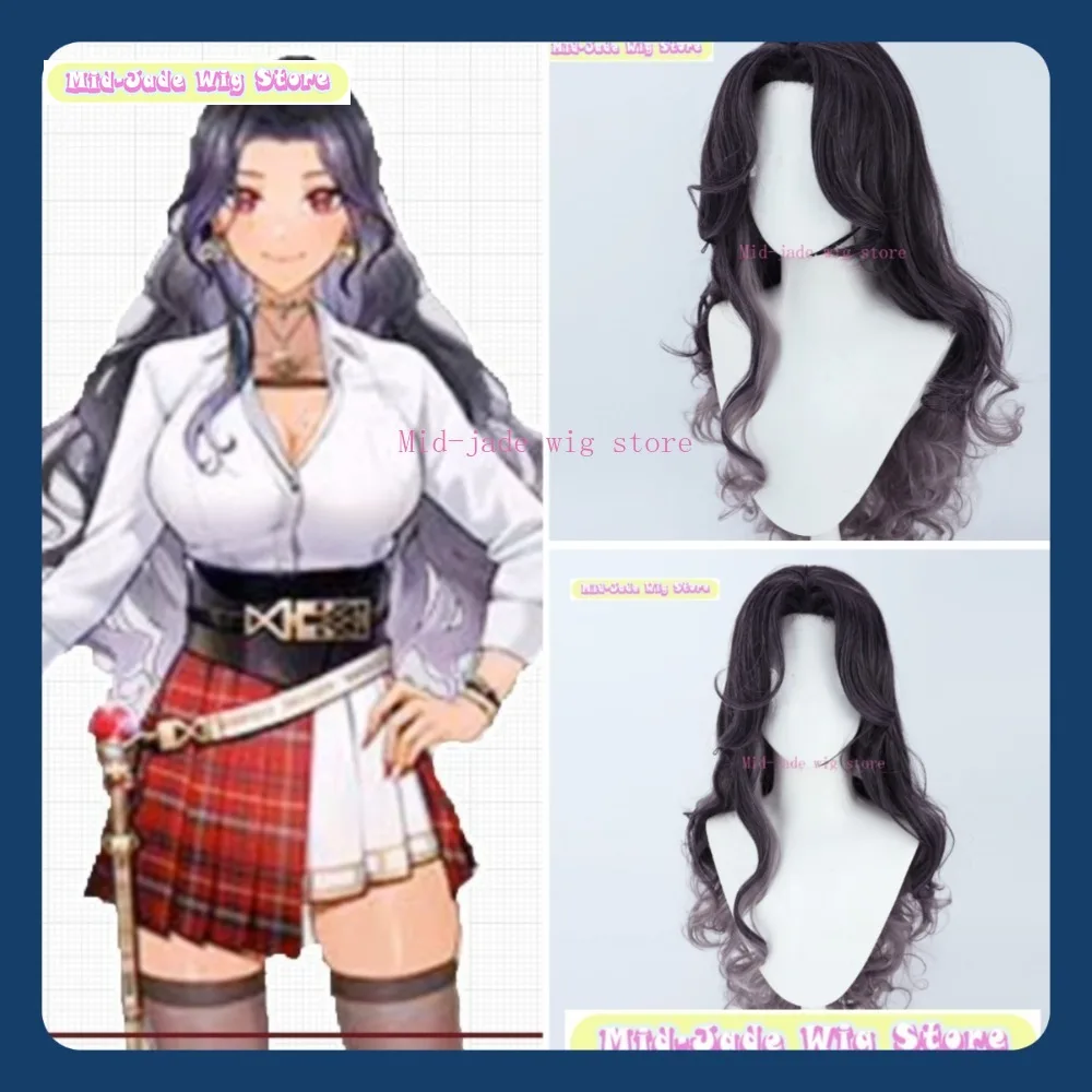 

Mid-jade Wig Store NIJISANJI EN Scarle Yonaguni Cosplay Wig Cosplay Party Costume Headwear Halloween Wig