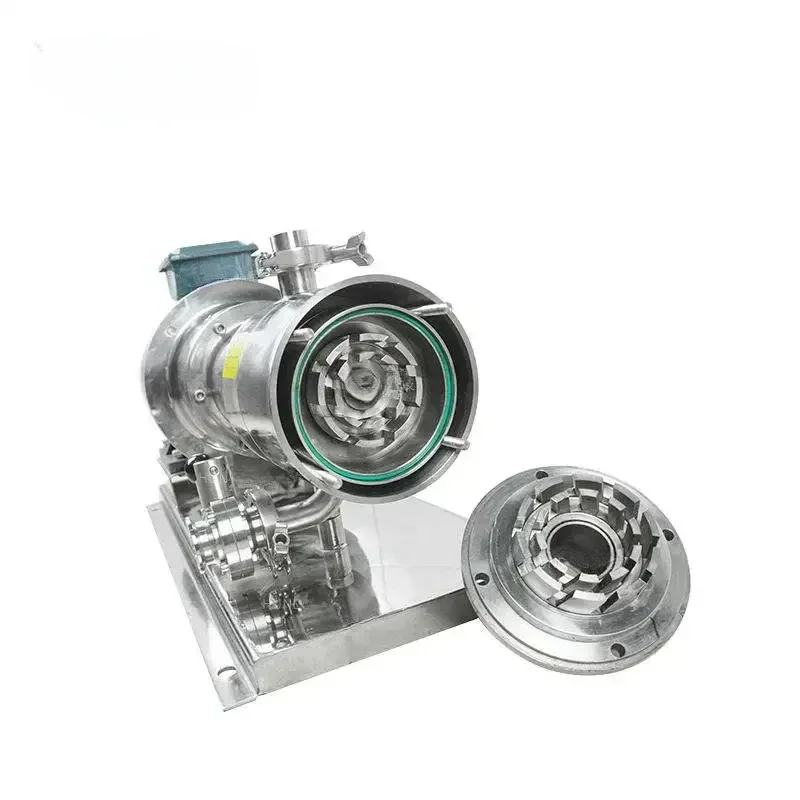 Factory price Inline homogeneous emulsifier pump for making  mayonnaise stainless steel high shear mixer homogenizer pump