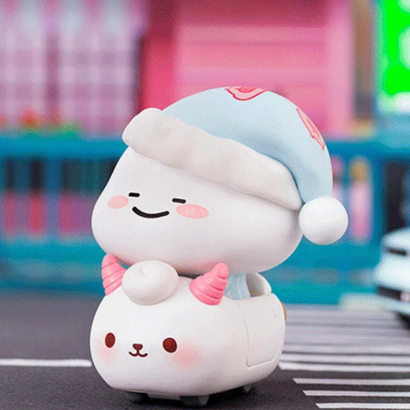 

Cute Pet Bumper Car Series Blind Box Toys Anime Figure Doll Mystery Box Surprise Bag Kawaii Model For Girls Heart Birthday Gift