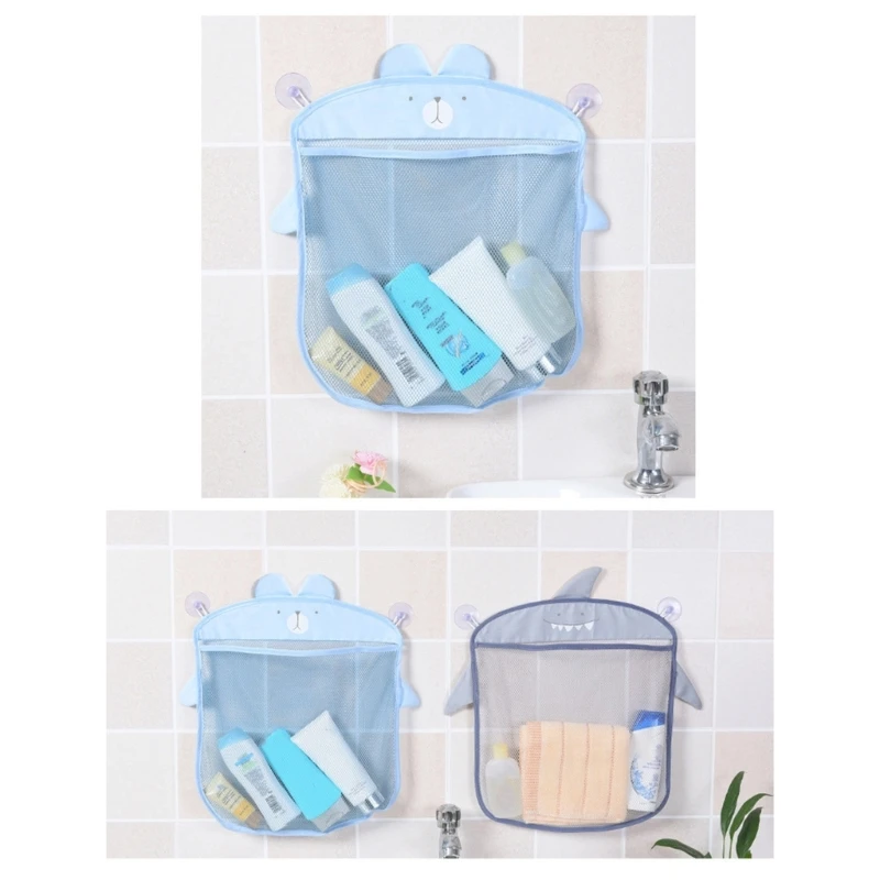 Shower Caddy Bath Toy Storage Bath Toy Holder with 2 Strong Suction Cups