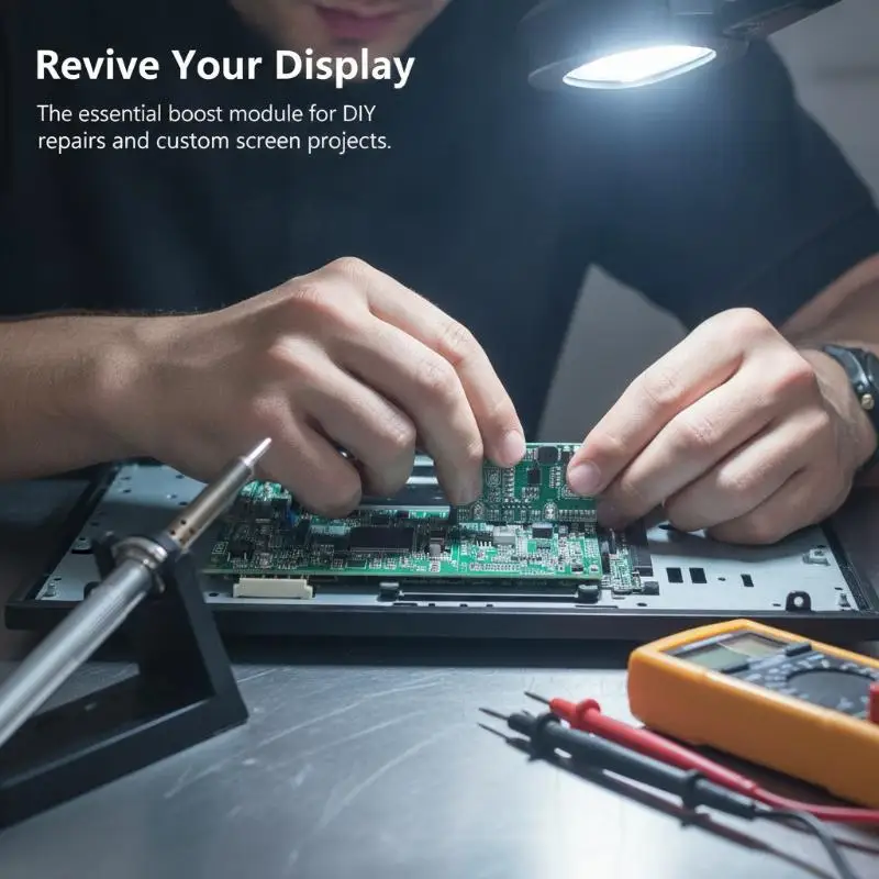 New CA508 CA408 4 Channel Adjustable Booster Board Module LCD Screen TCON Board TFT Backlight Driver Step Up For DIY Use