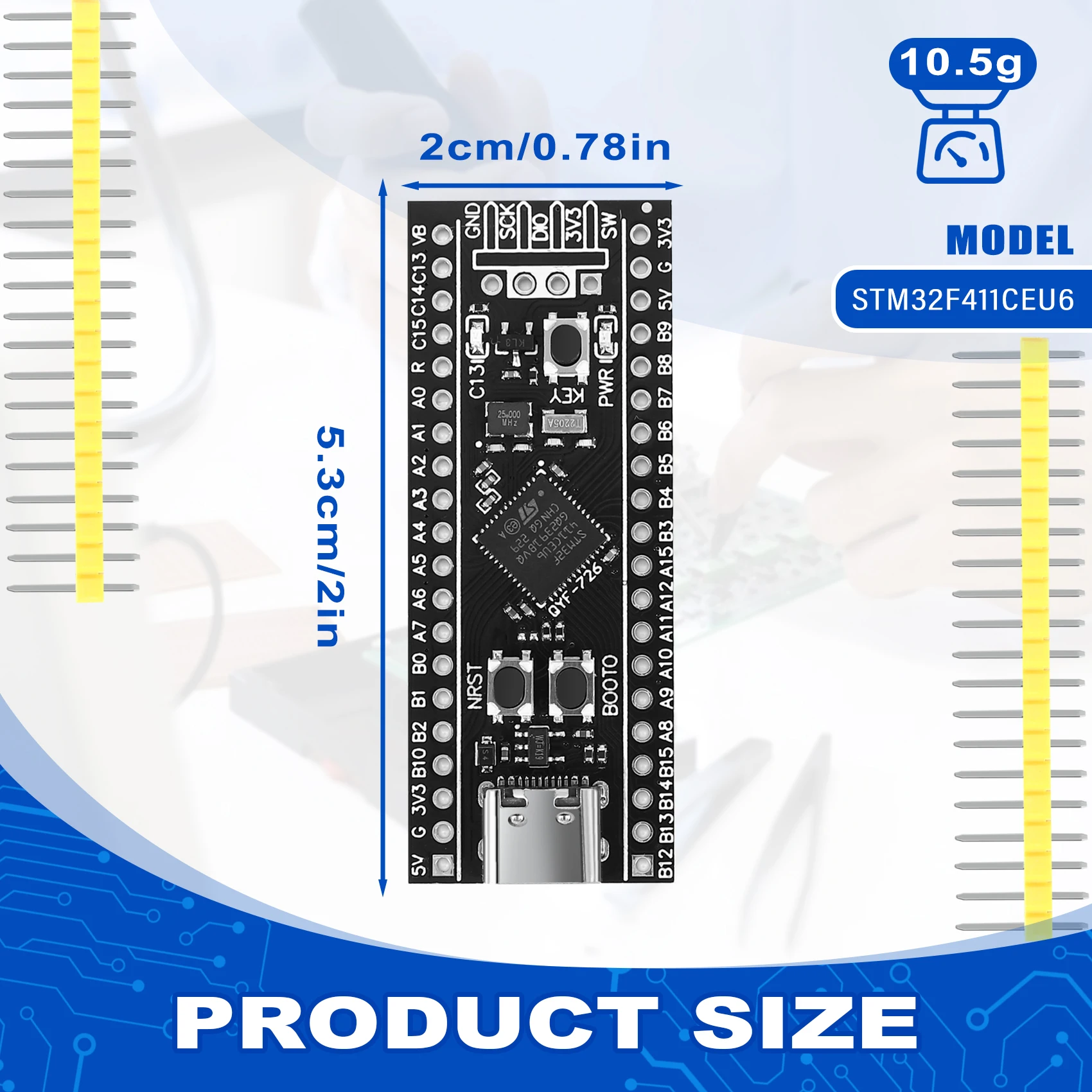 Placa de desenvolvimento A40Z, placa de aprendizagem STM32F4, suporte para programação Micropython/Arduino