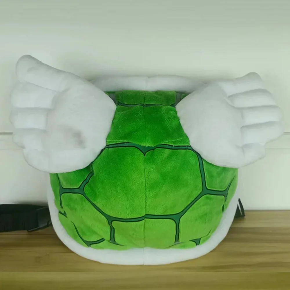 Anime Koopa Troopa Bowser Lemmy Ludwig Plüsch-Rucksack Schildkröten-Schale Gefüllte Plüschtiere Cartoon-Schultaschen Halloween-Deko-Geschenk – Detail 16