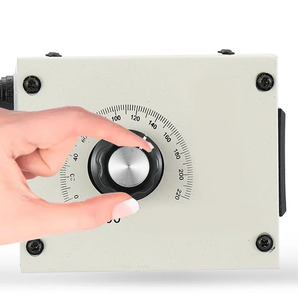 Reguladores de velocidad AC220V Reguladores de voltaje de tiristor de alta potencia con carcasa de aislamiento ignífugo 2500W para cables calefactores