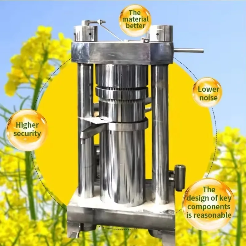 Automatic Hydraulic Sesame Coconut Oil Press Machine Cocoa Bean Cold Press Hydraulic Oil Walnut Pressing Manual Option Available