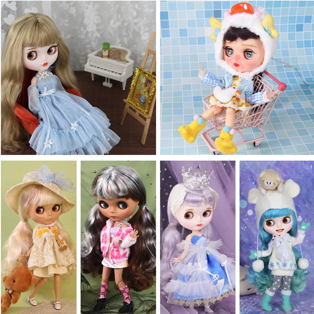 B Series Outfits for Blyth Doll Dress Cool Clothes Suit for 1/6 azone BJD icy dbs