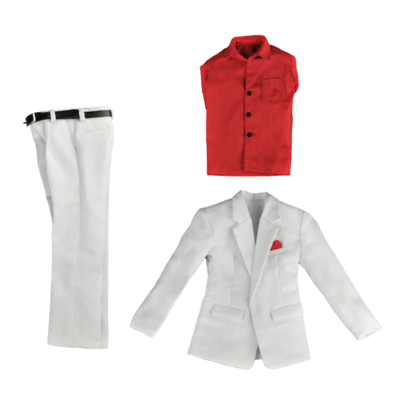 

Набор одежды для мужских фигурок 1/6, стильный костюм для косплея, аксессуары для ролевых игр, куртка, рубашка, брюки для 12-дюймовых фигурок.