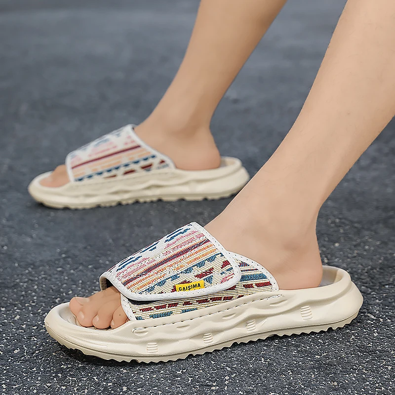 

New Casual Slippers Outdoor Fashion Sports Slippers for Men Non Slip Beach Shoes Men's Slippers 2026 Summer Designer Slides