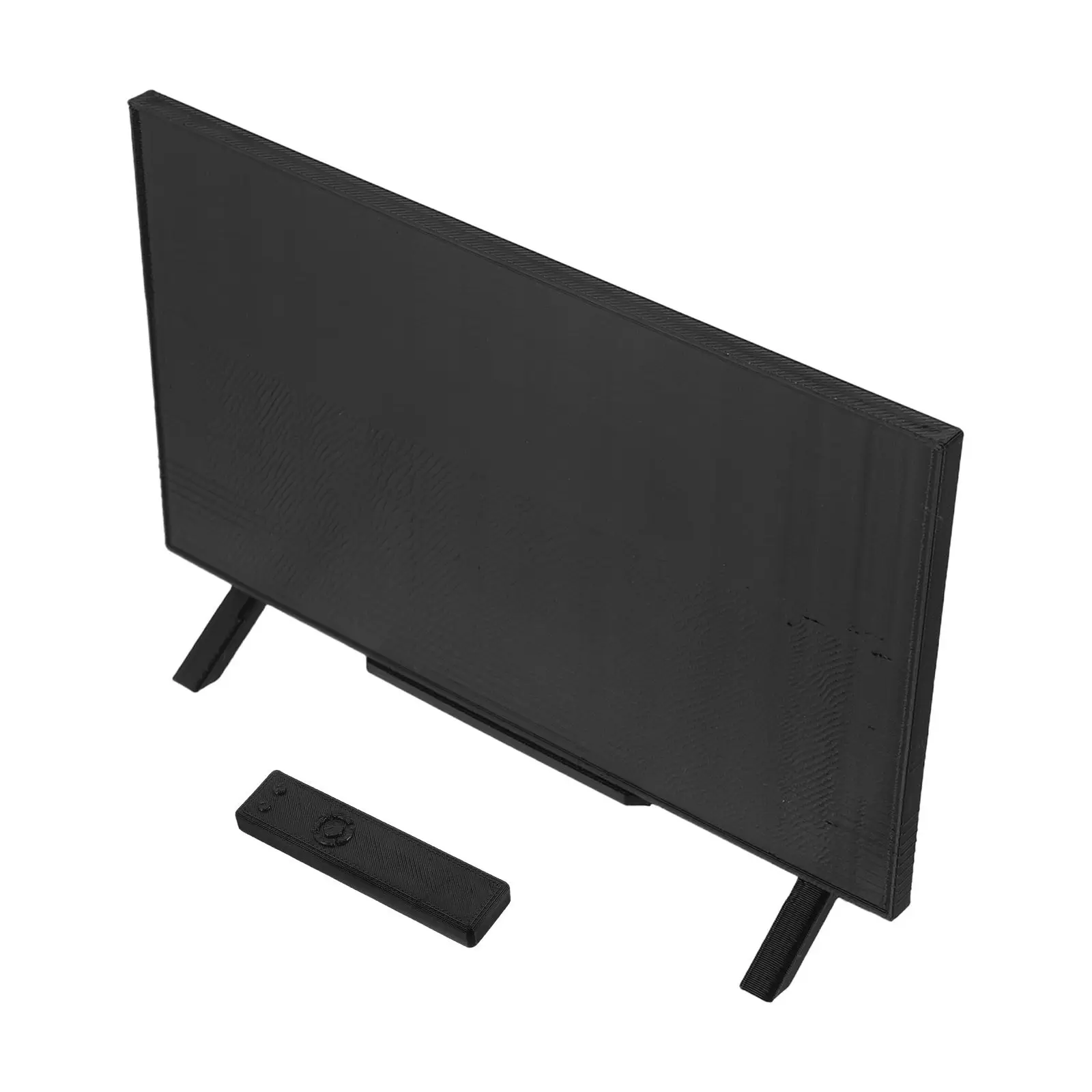 

2Sets Miniature Dollhouse TV Set 1:6 Scale Retro Mini Television for Dollhouse Game Room Accessories Mini House Decor TV Vintage