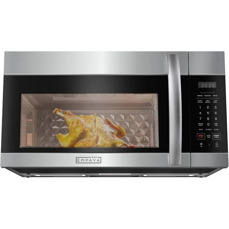 

Empava Stovetop Microwave with Touch Screen Controls, Exhaust and Sensor Cooking, Stainless Steel