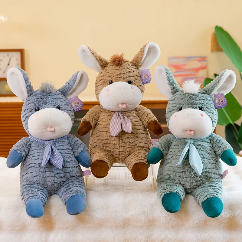

Little Donkey With Long Ears Plush Toy Pillow Figures Doll Christmas gift Birthday gift children
