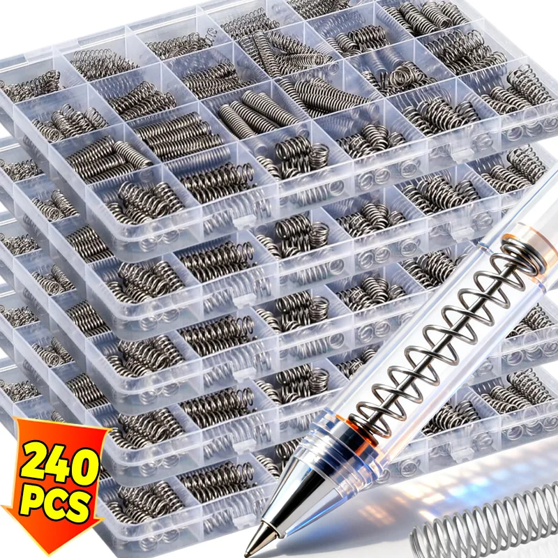 

Набор пружин сжатия из нержавеющей стали, 15 размеров, набор мини-пружин, двери, шторы, инструменты для ремонта электрооборудования