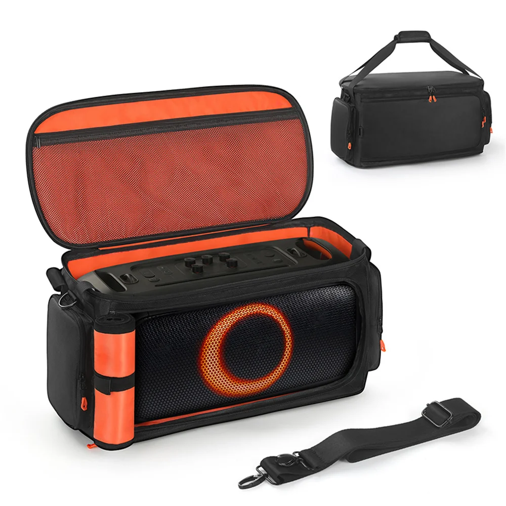 For PartyBox On-The-Go/ON THE GO 2/On-The-Go Essential Carrying Case Set Portable Speaker Travel Bag Shockproof Dustproof